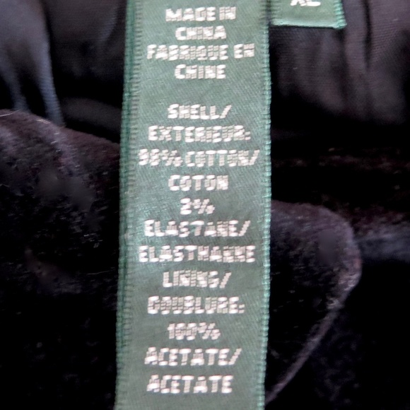 NWOT Ralph Lauren Jeans Co Black Velvet Double Breasted Jacket - Picture 4 of 7